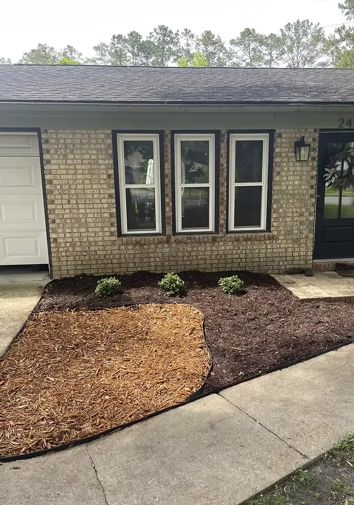 Instalación de mantillo (mulch)
